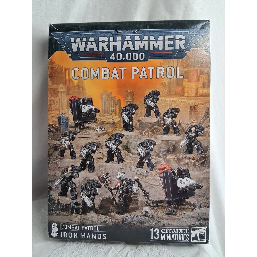 Combat Patrol - Iron Hands - Warhammer 40K NEW Factory Seal Games Workshop Mini